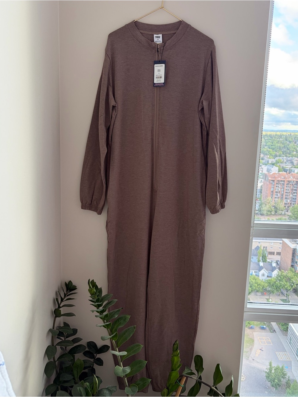 Smash + Tess Matilda Romper in Mocha Brown